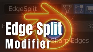 Blender 4.3 Edge Split Modifier | Clean Sharp Edges Easily