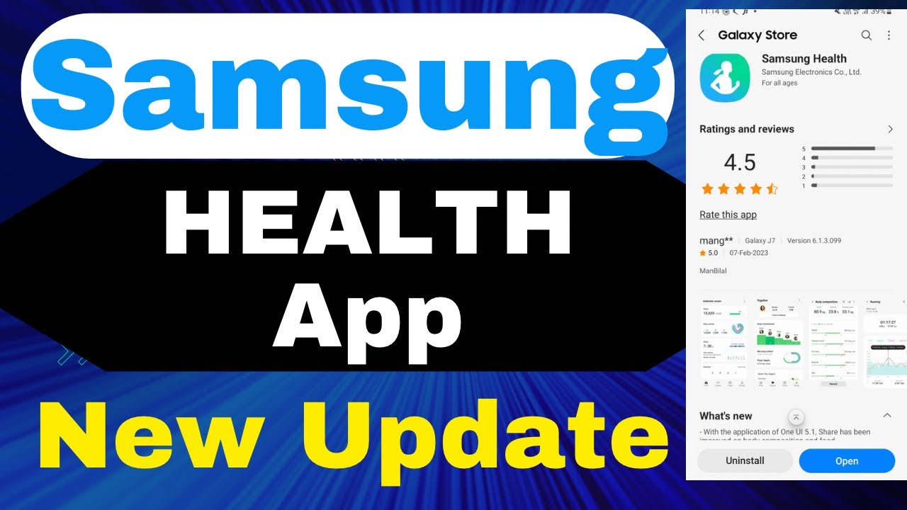 Samsung Health App New Features 2023, Samsung Health New Update 2023