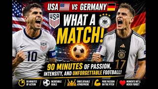 WHAT A MATCH! USA vs Germany | Full Highlights & Match Review#worldcup2026 #worldcup