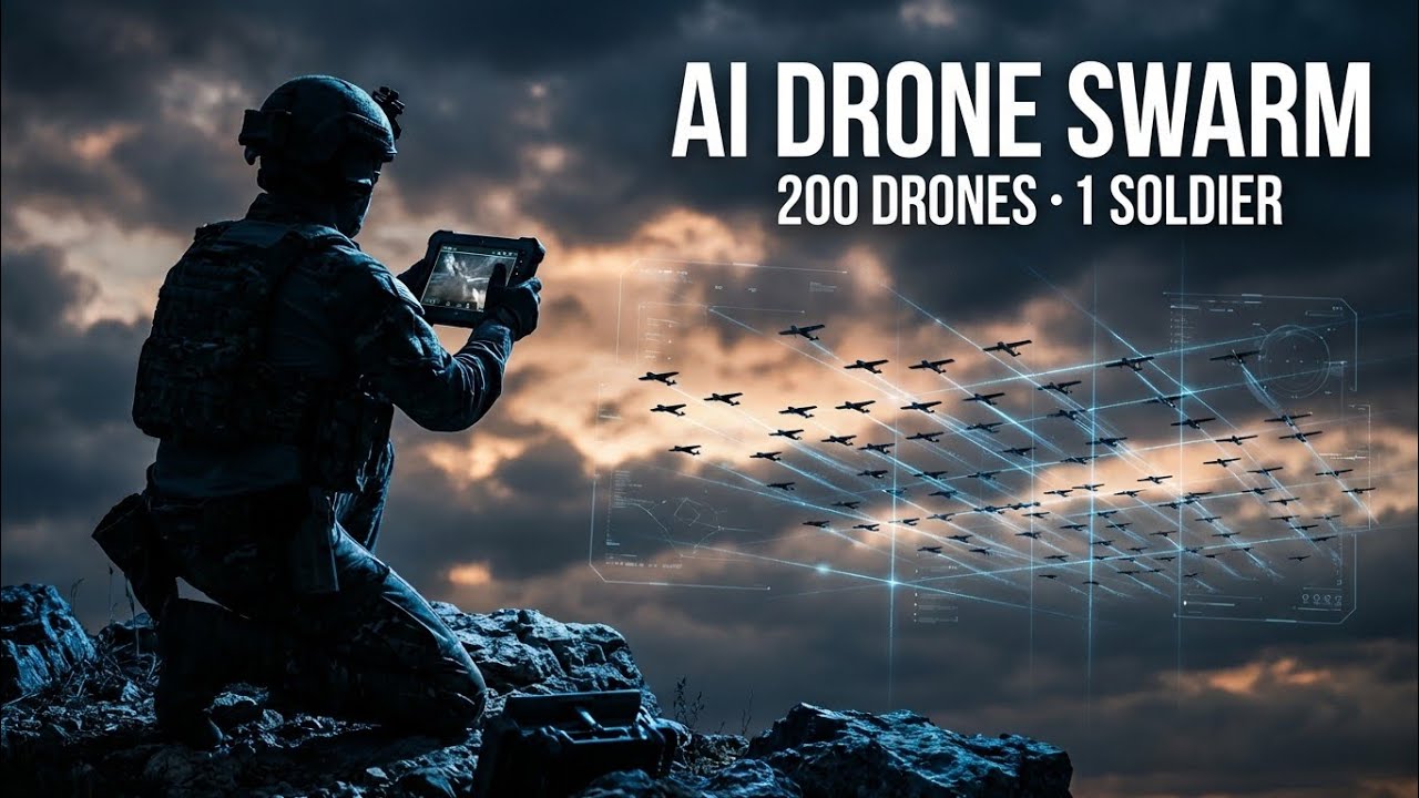 China Demonstrates AI-Controlled Drone Swarm With Over 200 UAVs