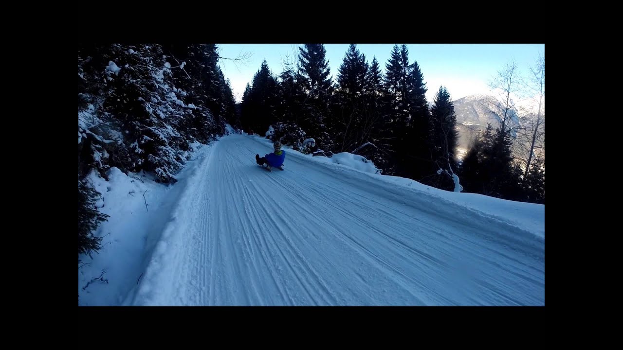 Tobogganing In Innsbruck