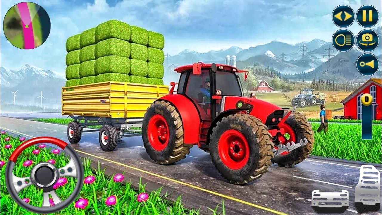 Heavy Tractor Trolley Cargo Simulator - Indian Tractor Game 3D - Android Games