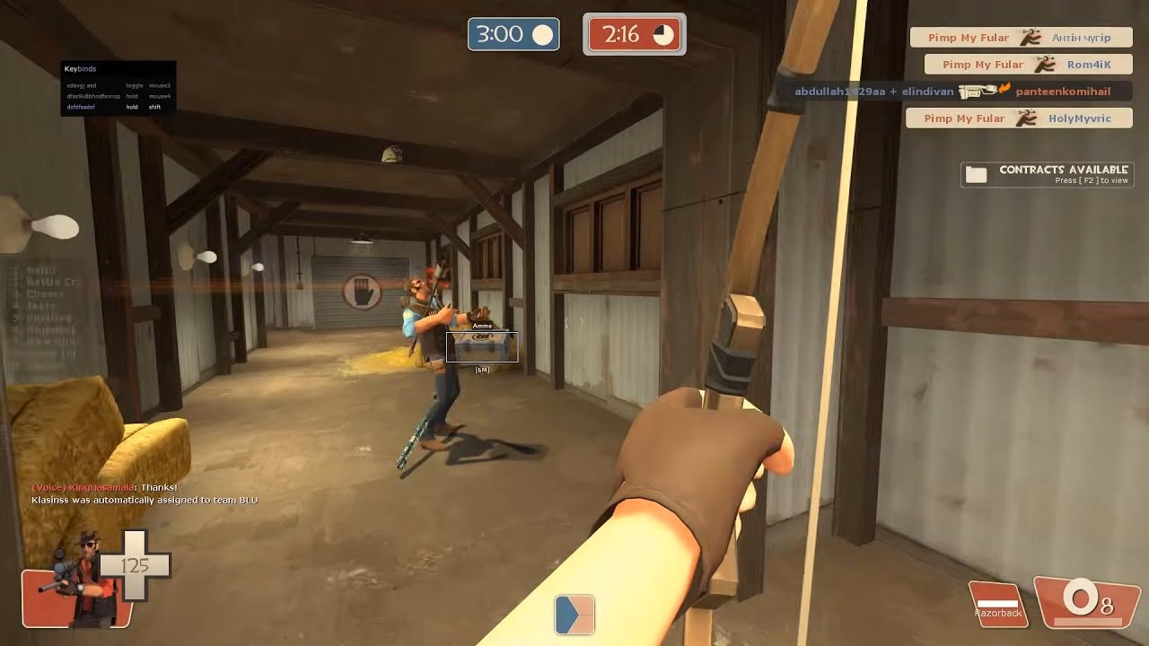 TF2 Amalgam - Неотредактированное видео игрового процесса за Охотника.