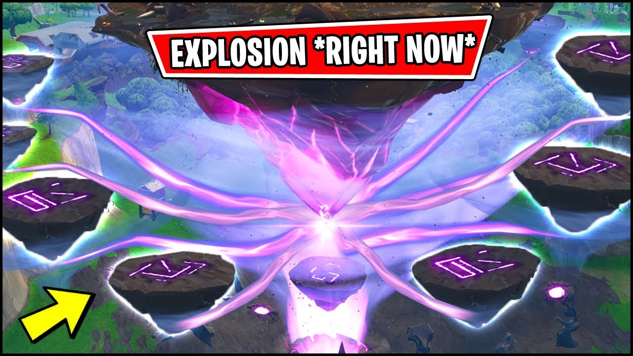 🔴 NEW FORTNITE PORTAL EVENT RUNES EXPLODING *RIGHT NOW*!! THE FLOATING ...