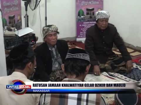 Ratusan Jamaah Khalwatiyah Gelar Dzikir Dan Maulid Mnctv Lintas Sulsel 21 Desember 2016 Youtube