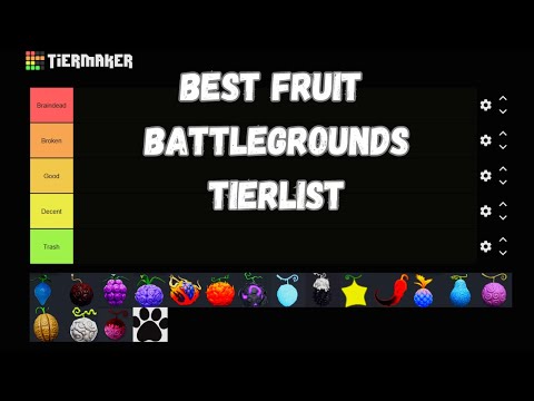 Fruit Battlegrounds Tier List - tierlista