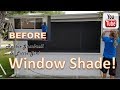 BEST WINDOW SHADES!! SunTex 90 Keeps 90% of Sun out..