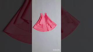 easy frock cutting idea #daily #babyclothes#foryou