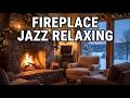 4K Fireplace Study Jazz – Relaxing Work Music for Concentration