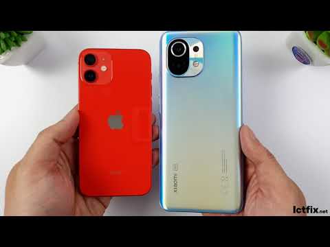 iPhone 12 Mini vs Xiaomi Mi 11 5G | Fingerprint, Video test Display, Speedtest, Camera Comparison