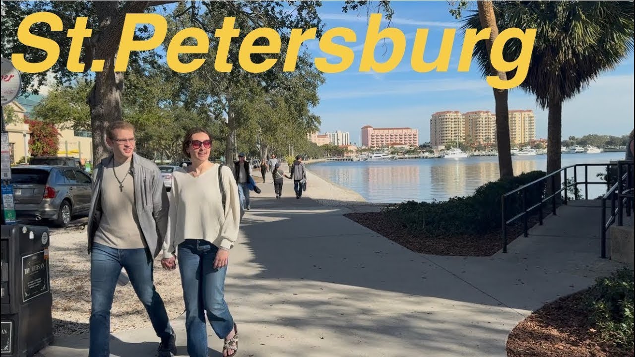 Saint Petersburg Florida Morning Walking Tour vlog