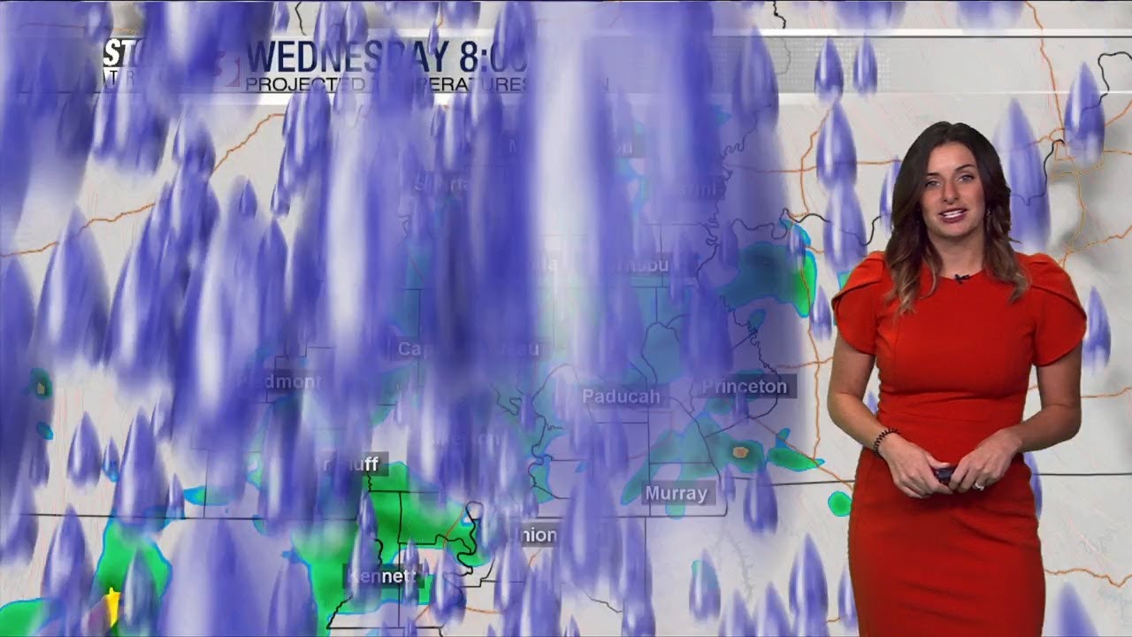 Tracking showers and storms, followed by a big cool down - YouTube