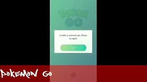 POKÉMON GO || UNABLE TO AUTHENTICATE PROBLEM SOLVED ||