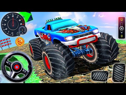 Monster Truck Mega Ramp Impossible Driver - Car Extreme Stunts GT Racing - Android GamePlay #3