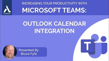 Increasing Your Productivity With Microsoft Teams: Outlook Calendar Integration