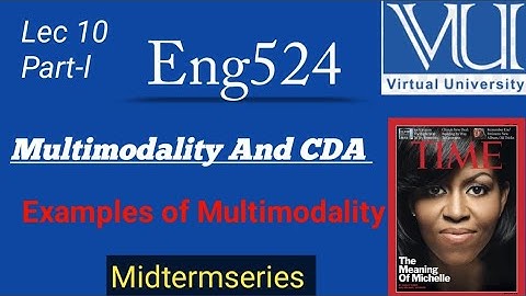 Eng524|Lec 10| Part-I| Multimodality And CDA|Examples of Multimodality @Studywithawan