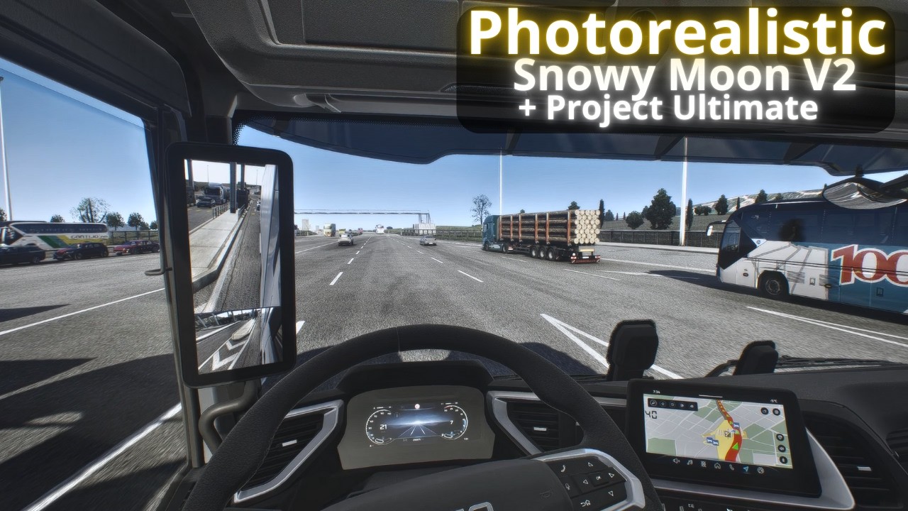 ETS2 | Realistic Graphic Mod | Snowymoon + Project Ultimate Reshade ...