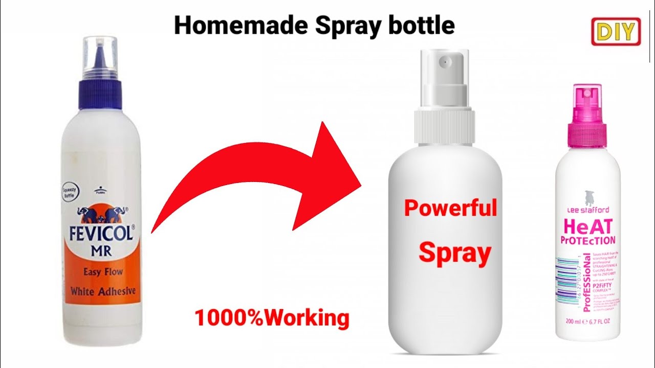 How to make Spray with Fevicol bottle /homemade spray/Spray कैसे बनाये