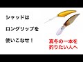 シャッドはロングリップを使いこなせ！真冬の一本を釣りたい人へ