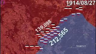 Battle of Tannenberg in 45 seconds using Google Earth