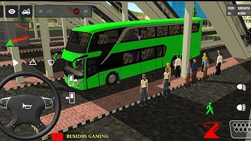2025 indonesia bus simulator || new coach bus driving - android gameplay,  part-3