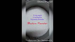 home made badam powder healthy food for babies