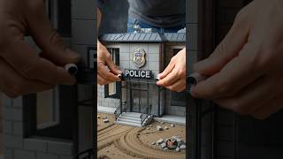 🚔 Building a Miniature American Police Headquarters | Hyper Realistic DIY Construction