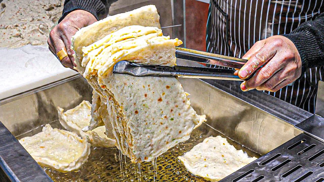 Удивительное мастерство мастера рыбных котлет - корейская уличная еда