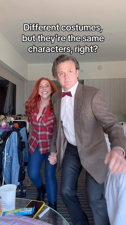The Doctor and Amy Pond at SDCC... also Punk Peter Pan and Wendy! #comiccon #sdcc #doctorwho #disney