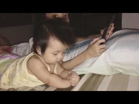 Siblings Bonding Before Sleeping