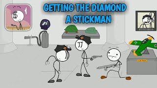 Getting the Diamond, A stickman adventure Gameplay (Android /IOS) FULL HD screenshot 3