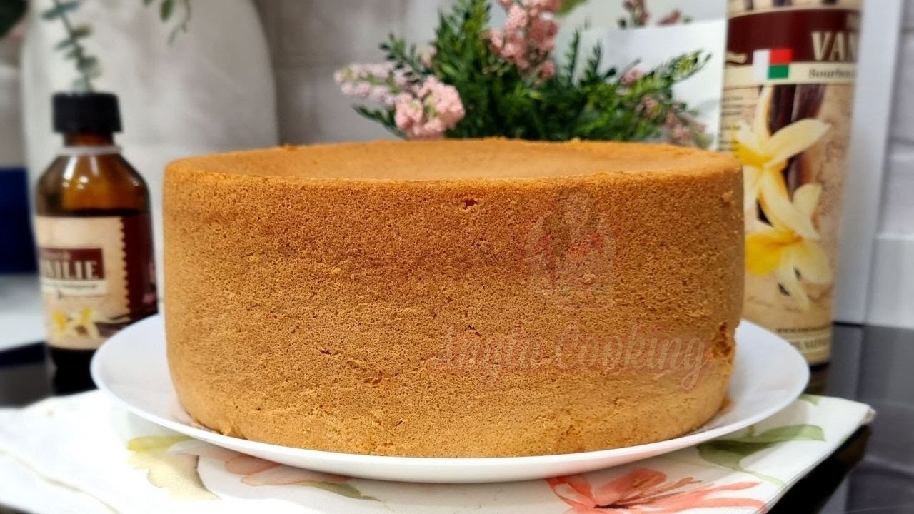 BLAT DE TORT PUFOS SI INALT CU VANILIE - Anyta Cooking (Cea mai buna Reteta)