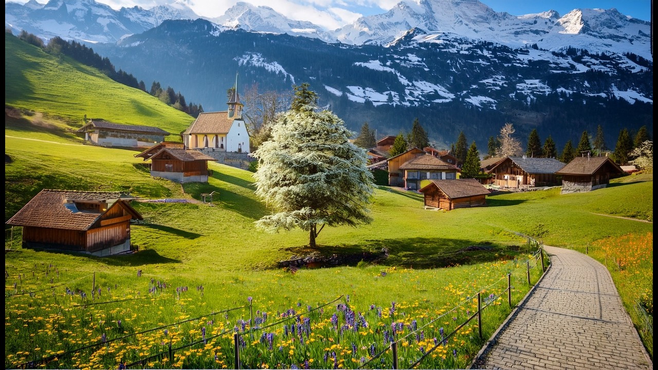 🇨🇭 Fresh Spring in the Most Beautiful Region of Switzerland