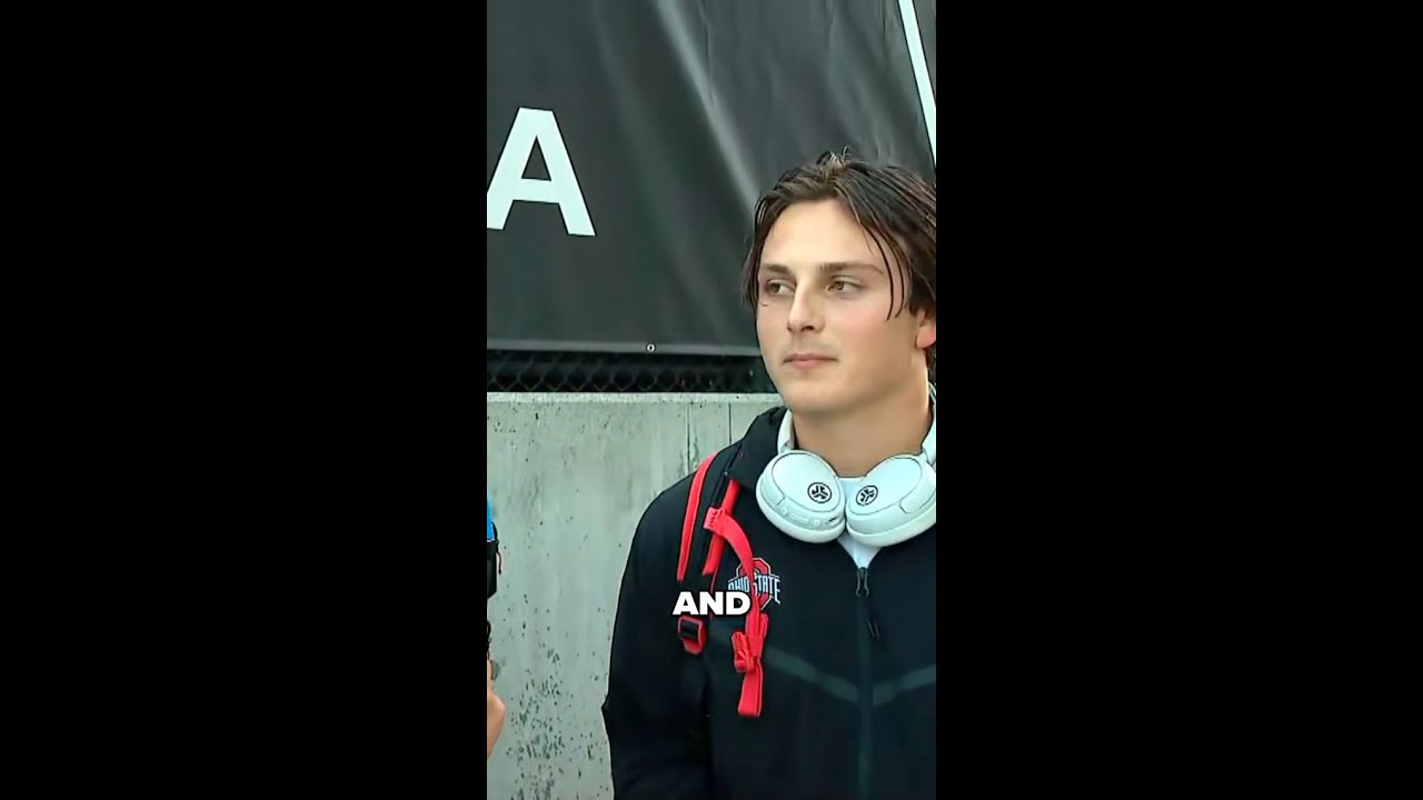 Ohio State QB Julian Sayin talks finding the offensive rhythm in win over Washington