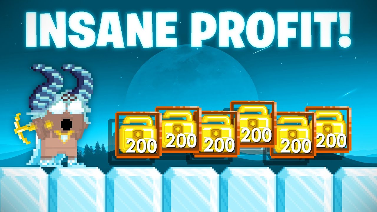Top 3 Profit Methods in 2022! How to get RICH FAST in Growtopia! (INSANE PROFIT)