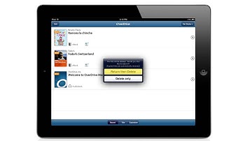 How To Return Overdrive E-Books Using Your Phone or Tablet