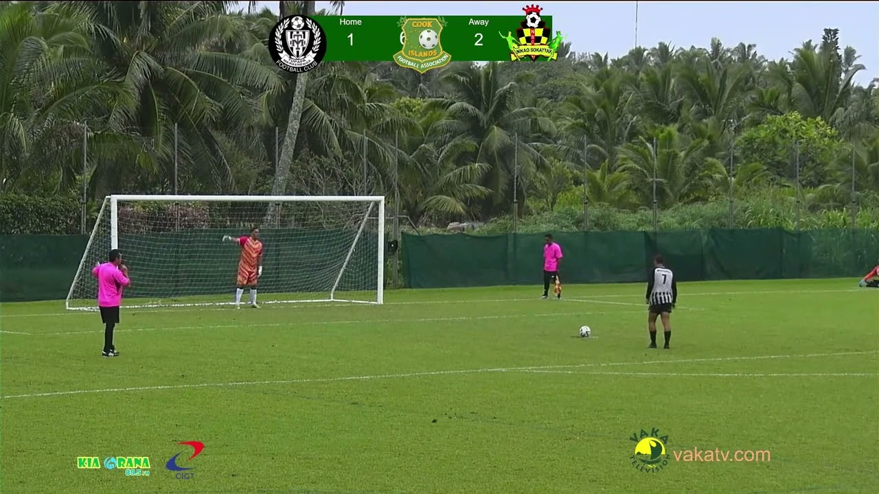 Tupapa Maraerenga (3) 1-1 (5) Nikao Sokattak | 2022 Cook Islands Cup Final