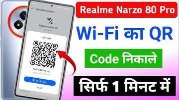 Realme narzo 80 pro 5g me Wi-Fi ka QR code kaise nikale | Realme me Wi-Fi ka QR code kaise nikale