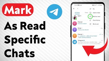 How to Mark As Read A Specific Chats On Telegram (Updated)