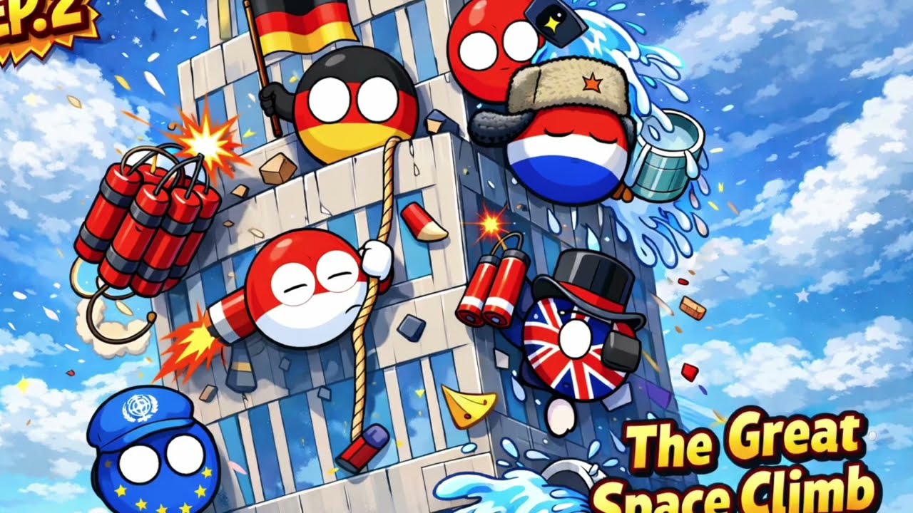 The countryball movie episode two the great space climb