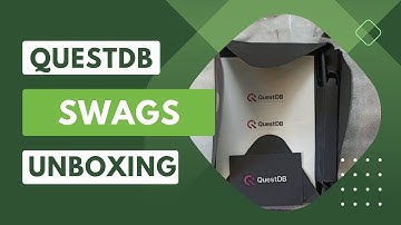 QuestDB Swags Unboxing || QuestDB Open Source Challenge