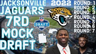 Jacksonville Jaguars 7 Round 2022 Mock Draft || 32 Mocks in 32 Days