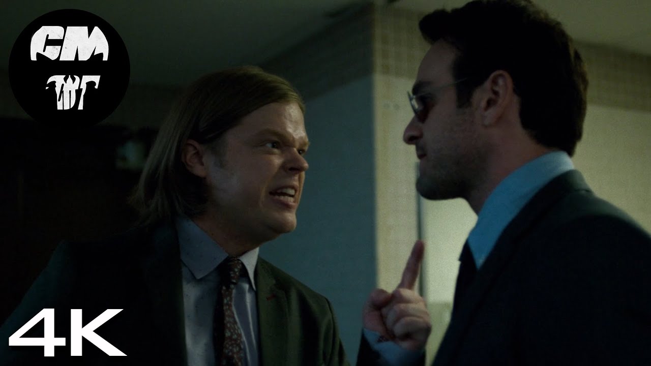 Matt Murdock v Foggy Nelson - Bathroom Fight Scene | Daredevil S2E7 (4K)