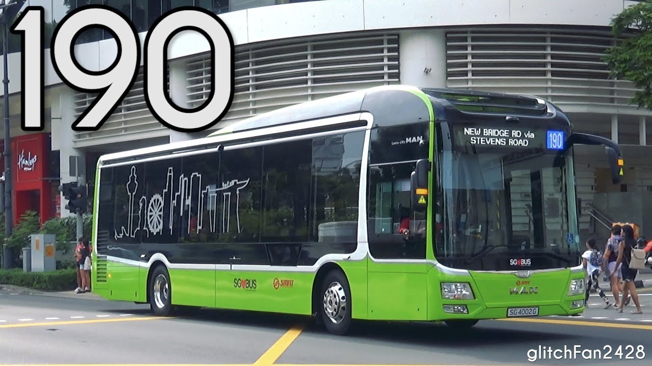 [SMRT] SG4002G on Service 190 - 3 Door Concept MAN A22