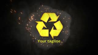 Recycling animation Logo Drop 1