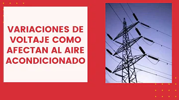 ¿Cuál es el voltaje de un aire acondicionado?