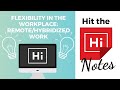 HiNotes Webinar: Flexibility in the Workplace, Remote/Hybridized Work