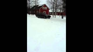 Mercedes-benz 200d winter drift