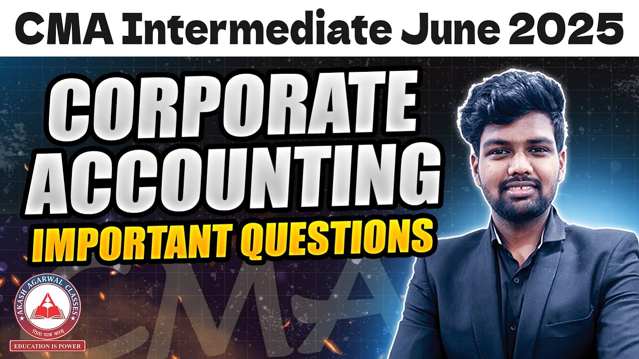 CMA Inter Group 2 June 25 Corporate Accounting - Most Important ...