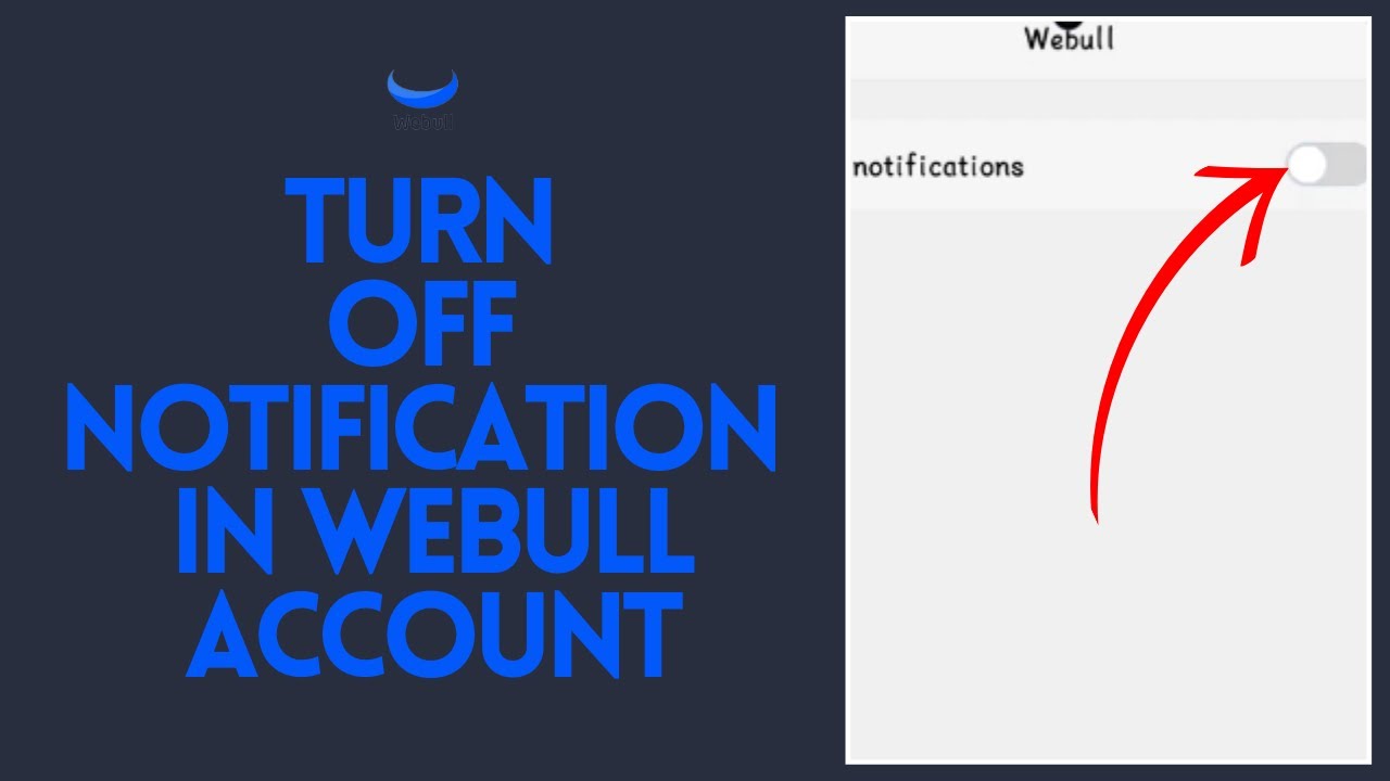 How to Turn Off Notifications for Webull App 2024 | Disable Webull Application Notifications